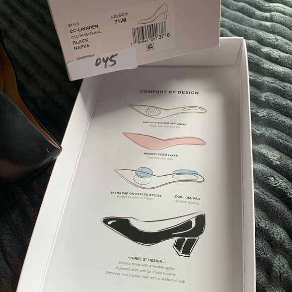 Corso Como Linnden Leather Pump in Black Size 7.5 - Picture 9 of 9